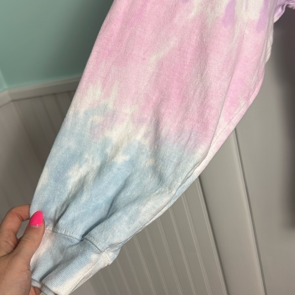 Walt Disney World Tie Dye Blue Pink Spirit Jersey Size Small - Picture 5 of 12